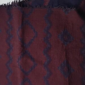 WILFRED Aritzia Merino Wool Blanket Scarf Aztec